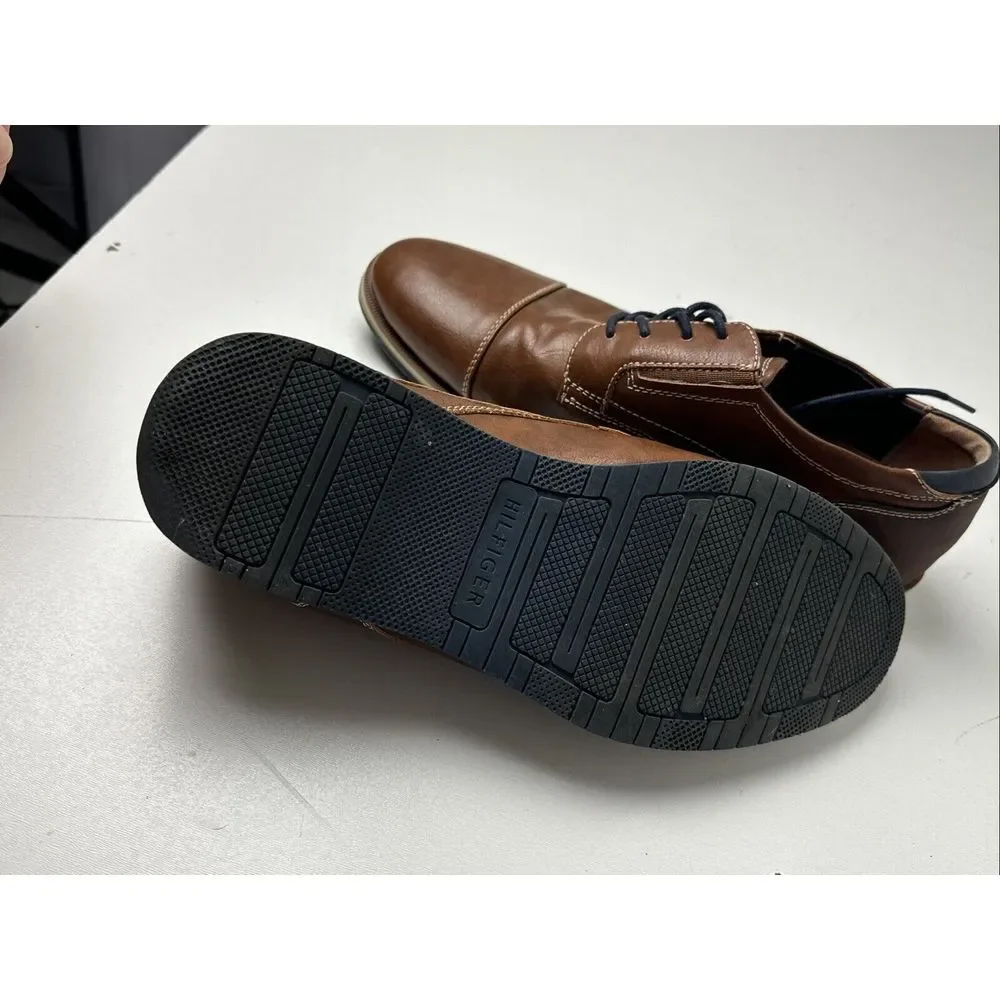 TOMMY HILFIGER Urban Oxford‎ Shoes Men's Size US 9 M Dark Natural